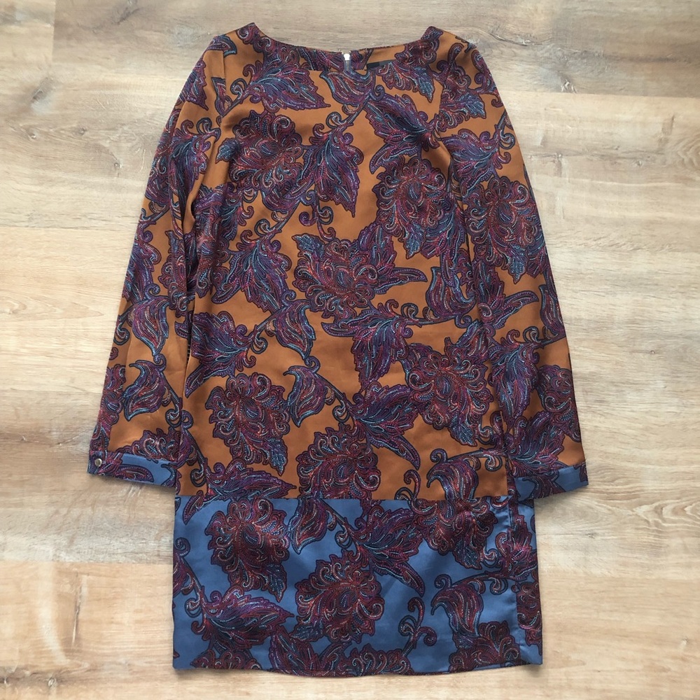 NEW The Limited Dress Paisley Long Sleeve Size XS